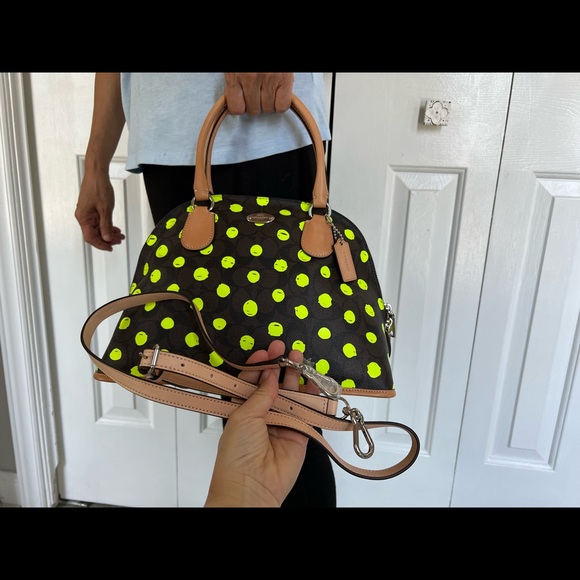 NWT Coach green dot crossbody - Picture 11 of 12